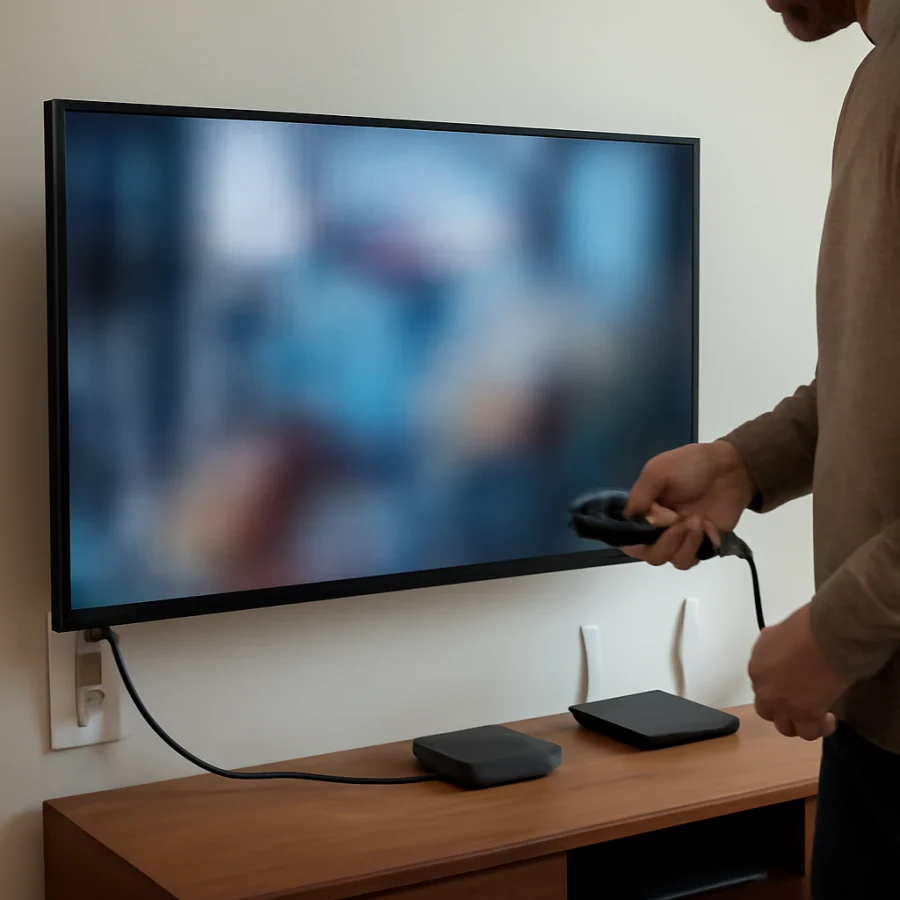 Getting Past a Frozen Hisense TV Screen