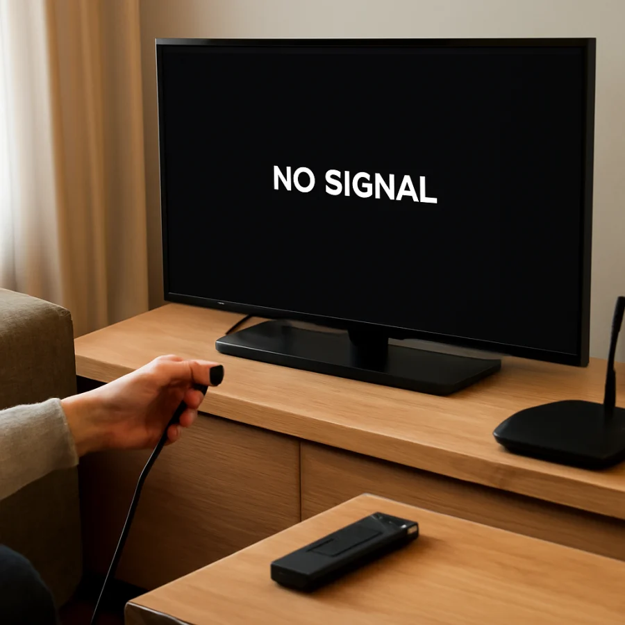 What to Do When Your TV Says No Signal