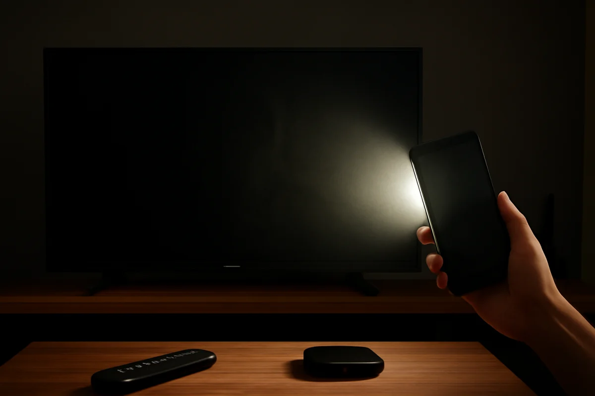 Picture Is Dark but Sound Still Works on a Hisense TV