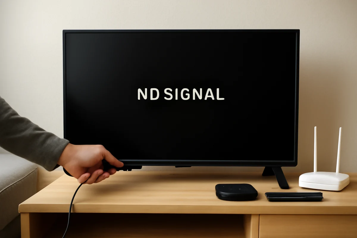What to Do When Your TV Says No Signal