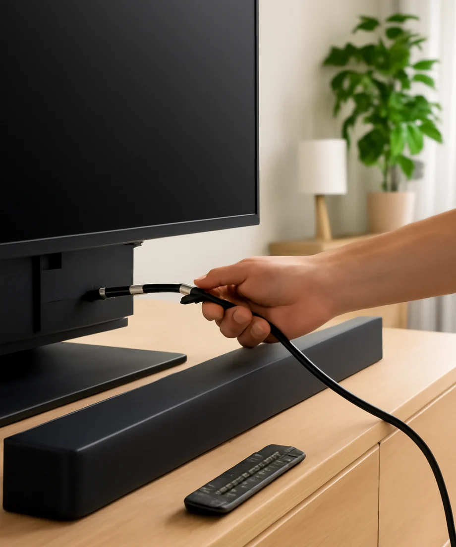 Connecting a Soundbar to Your TV the Right Way