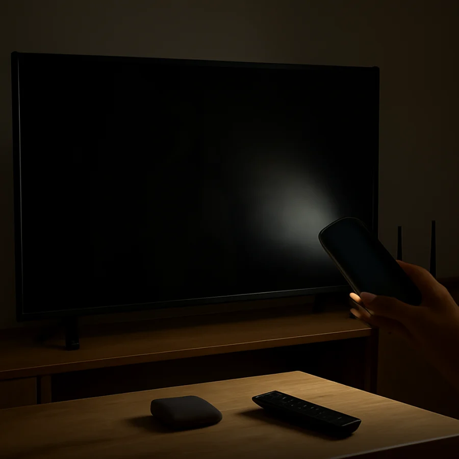 Picture Is Dark but Sound Still Works on a Hisense TV