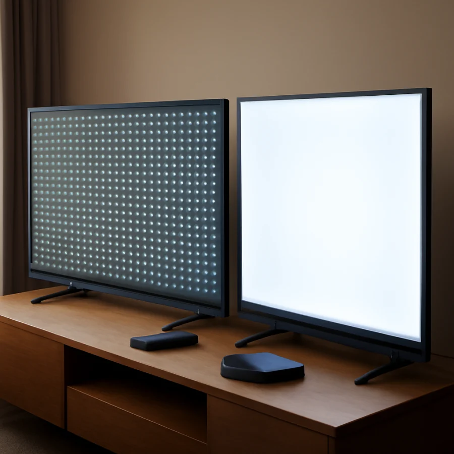 What is an edge-lit LED TV?