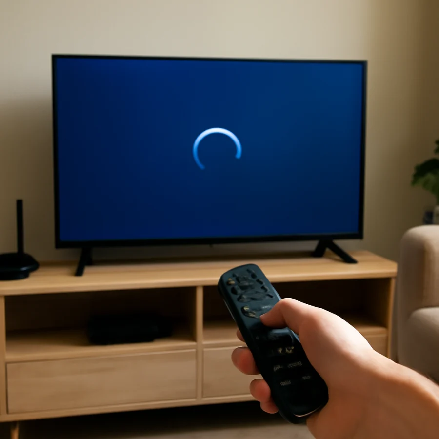 Restart the smart TV completely