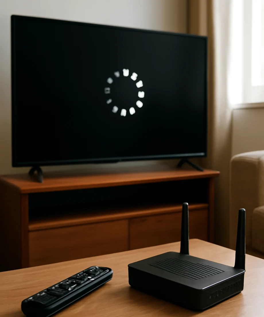 What causes Hulu to buffer on a smart TV?
