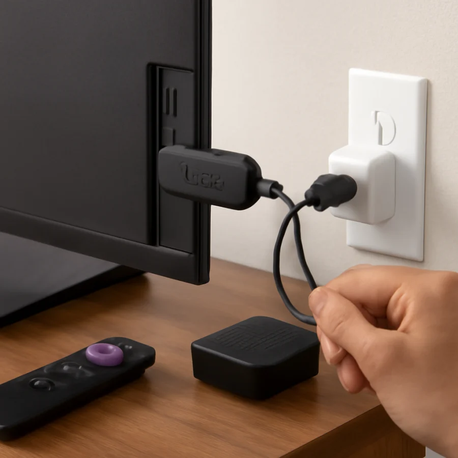 Use a wall outlet instead of the TV’s USB port