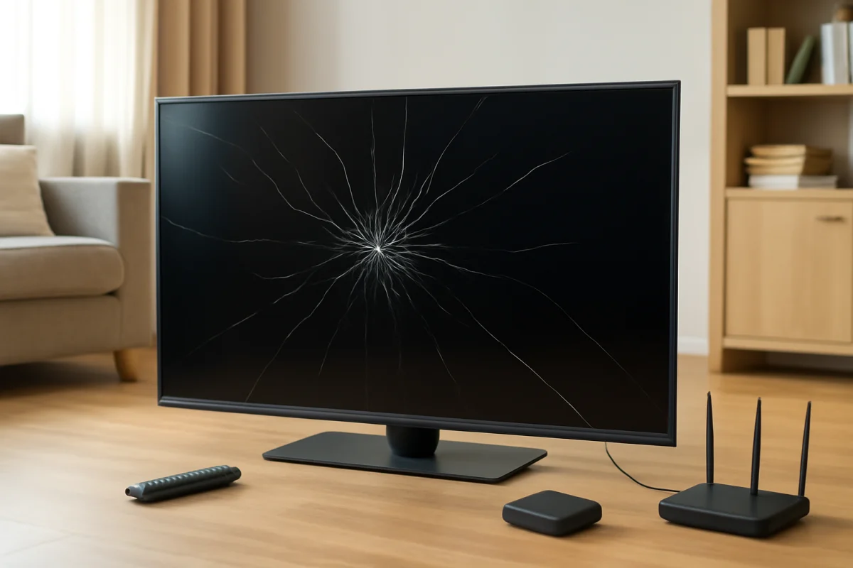 My Samsung TV Screen Cracked: What to Do Next