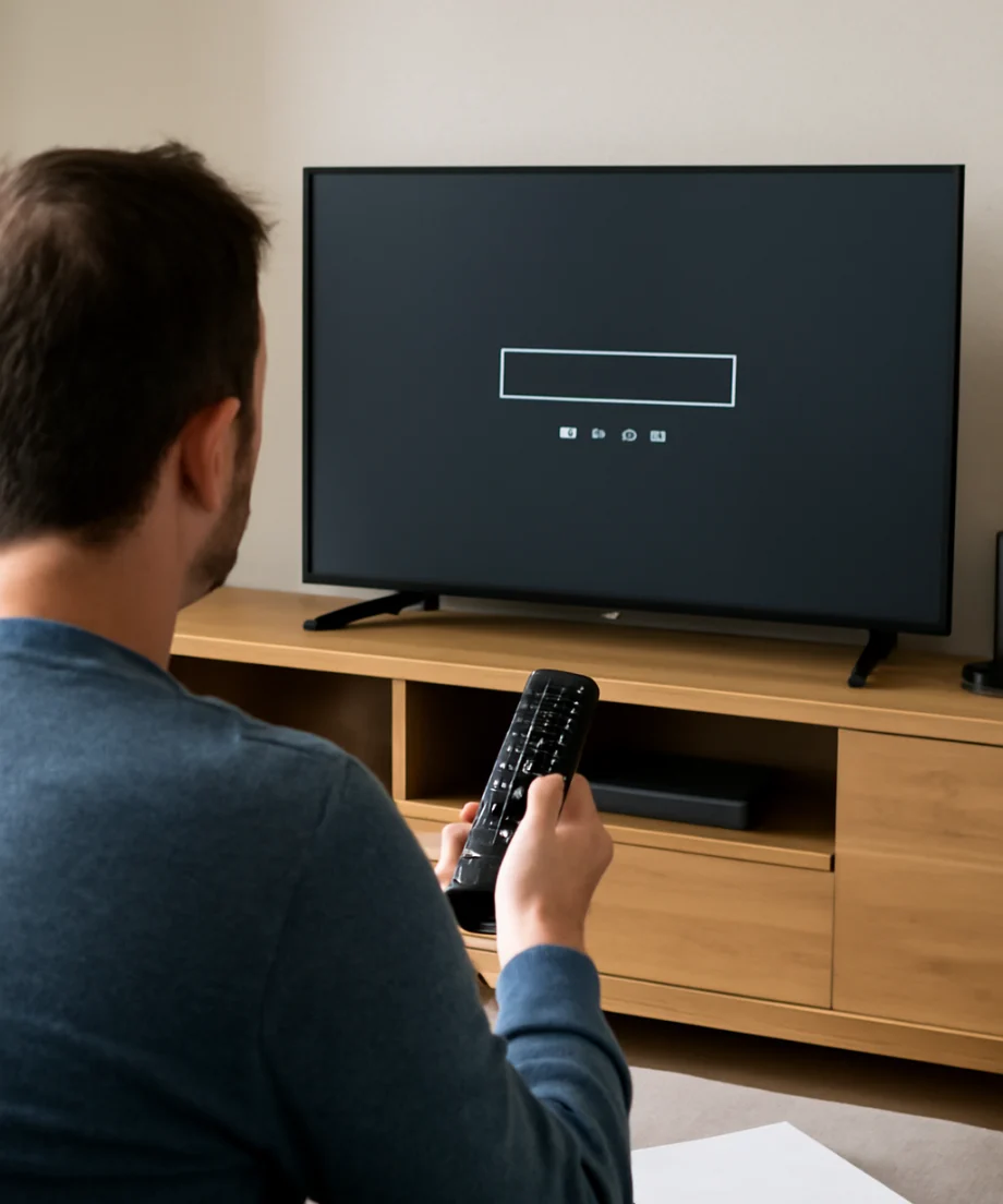 Check whether the TV really needs a factory reset
