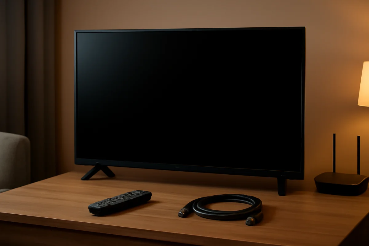 Philips TV Screen Goes Black but Sound Still Works
