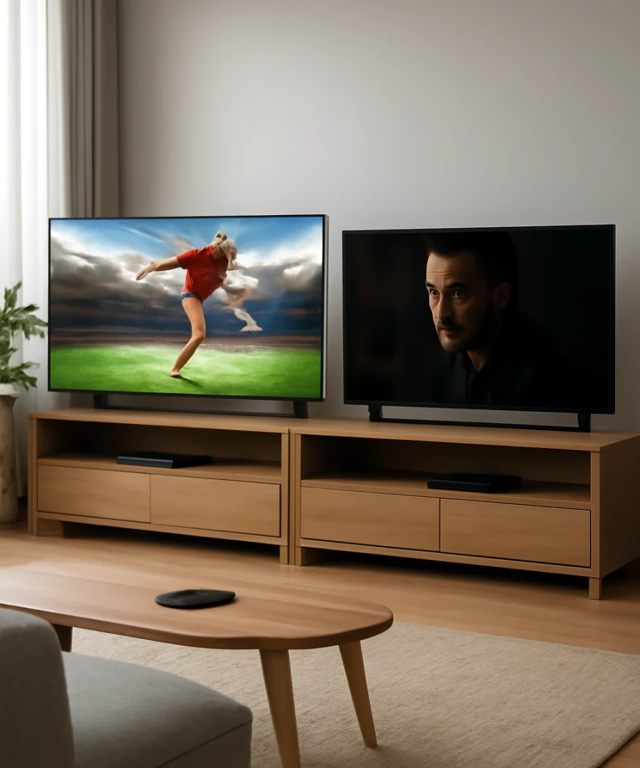 Samsung: strong brightness and vivid presentation