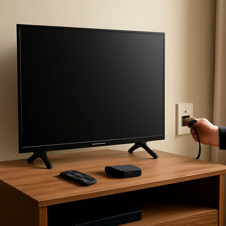 2. Inspect the power cord and connection