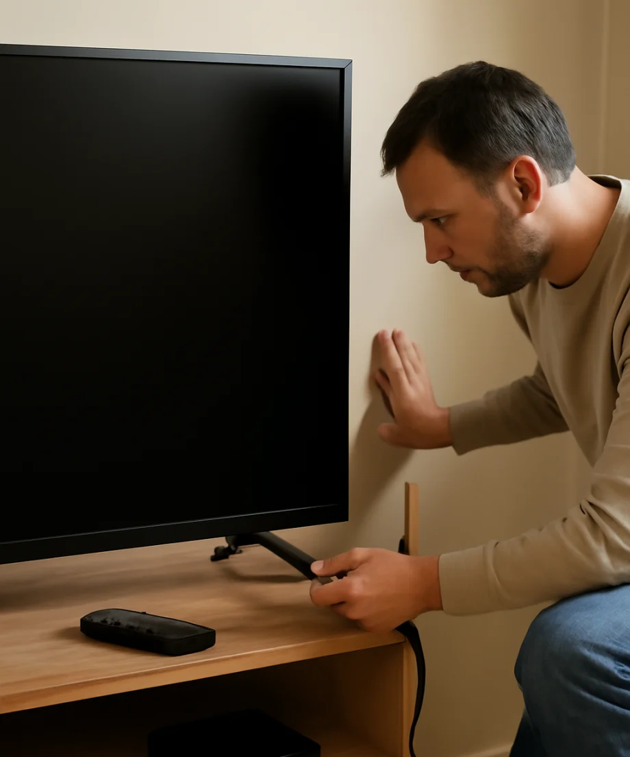 1. Confirm that the TV is actually receiving power