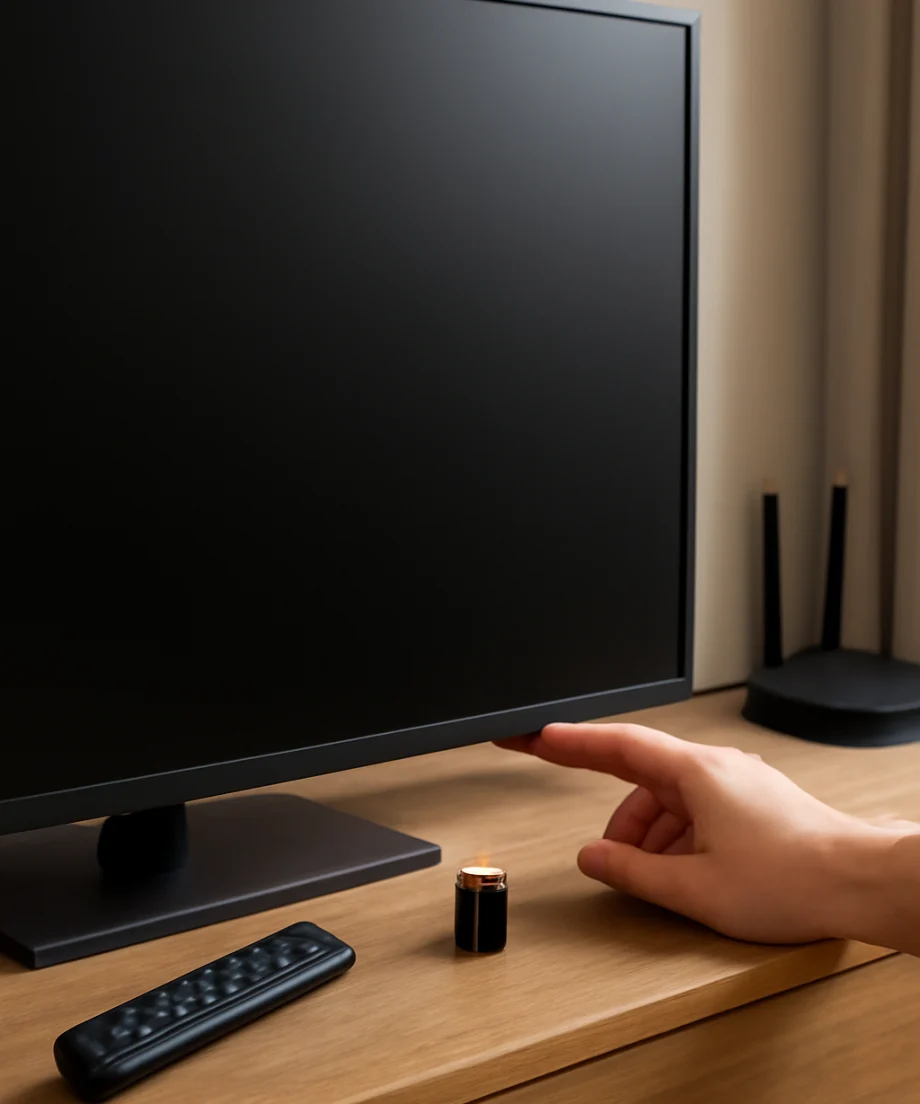 1. Check whether the TV has any power