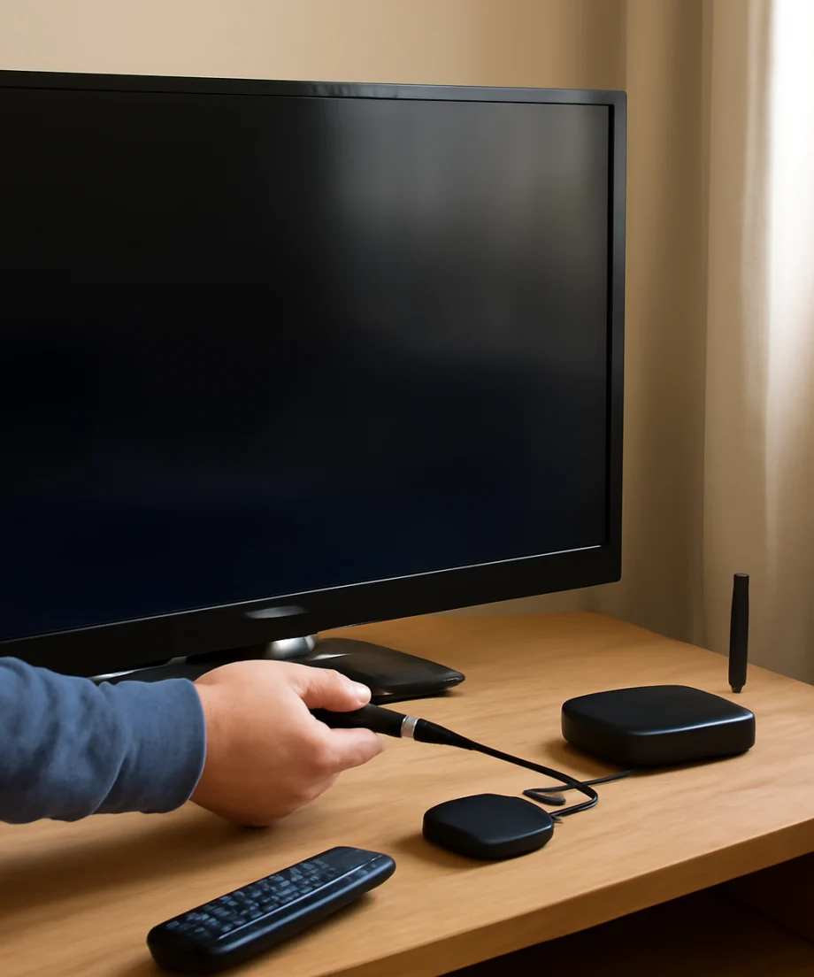 Check whether the TV itself is responding